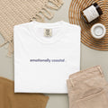 emotionally coastal embroidered tee