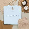 a quiet shore kind of soul embroidered tee