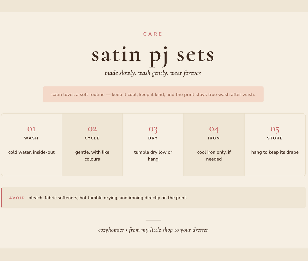 salt & sun short satin pj set